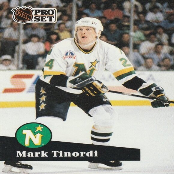 Mark Tinordi Minnesota North Stars Hockey Card Collection - 7 Card Set - Picture 8 of 8